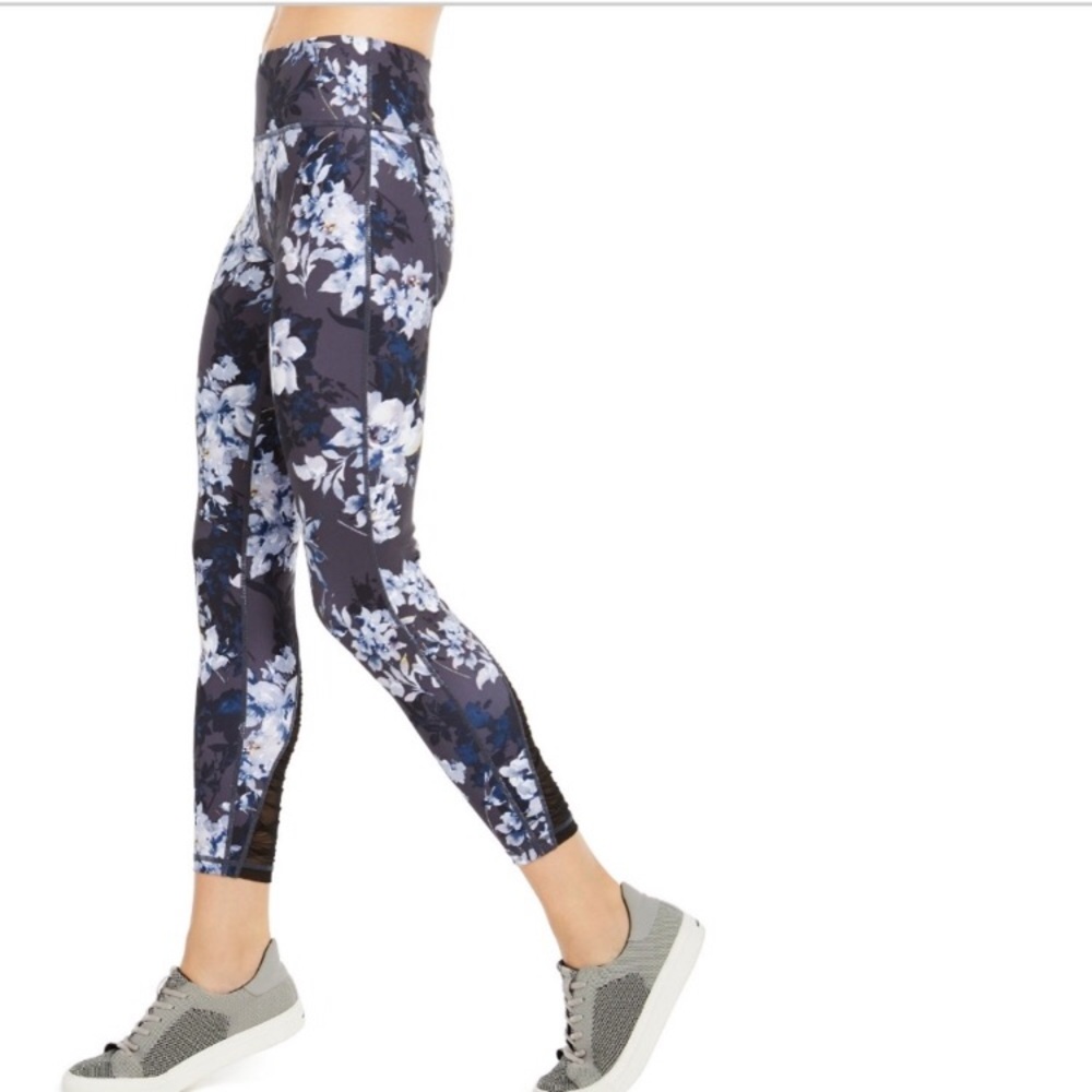 Ideology Gray floral Workout Leggings